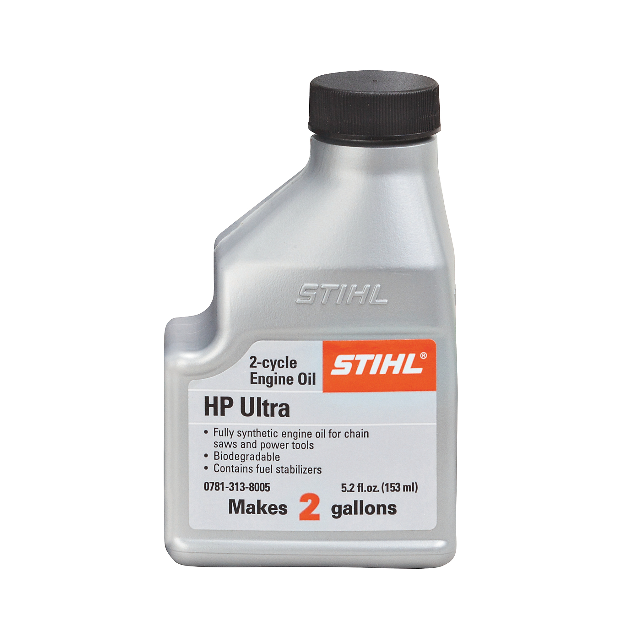 HP Ultra Synthetic 2-Cycle Engine Oil - 2.6 Oz Mix Bottles (Box Of 48), 50:1 Ratio, For Stihl, Husqvarna, Echo Equipment